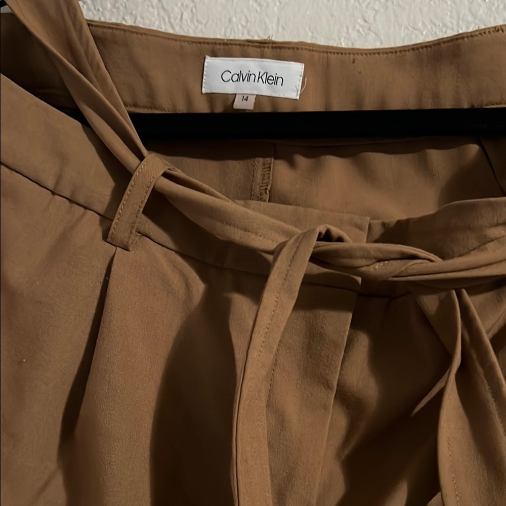 Calvin Klein Tan Pantsuit